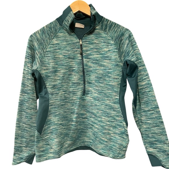 Columbia Teal/Green Quarter-Zip Pullover - Picture 3 of 3